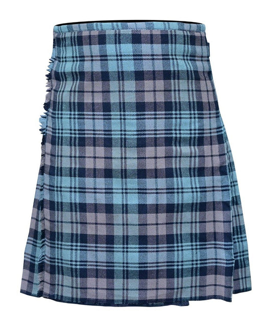 Scottish Men Black Watch Weathered Tartan  8 Yard Traditional Kilt 24" Drop