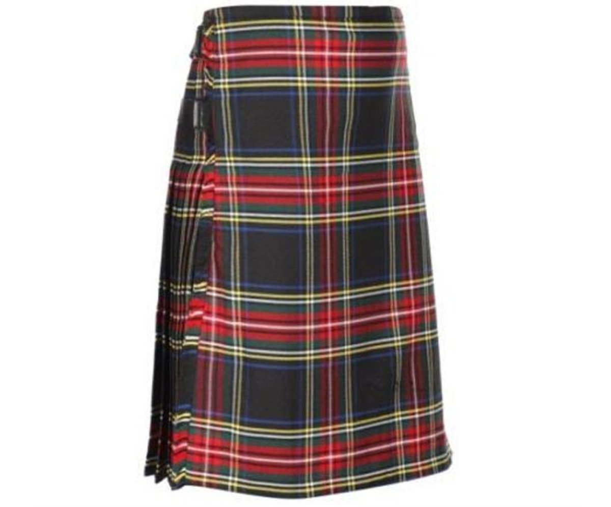 Scottish Men's Traditional 8 yard Highland Wear Kilt
