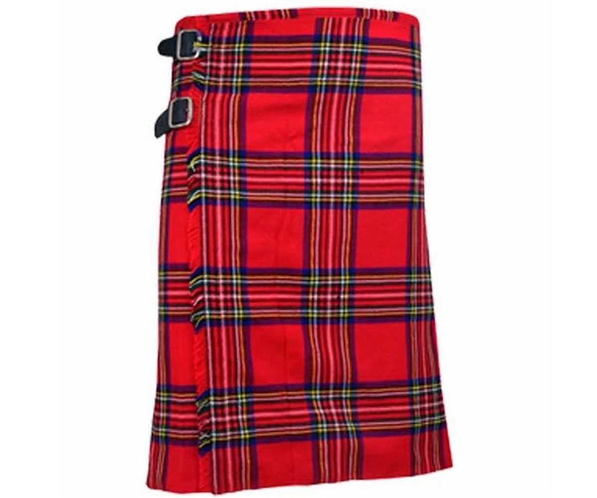 Scottish Men's Traditional 8 yard Highland Wear Kilt
