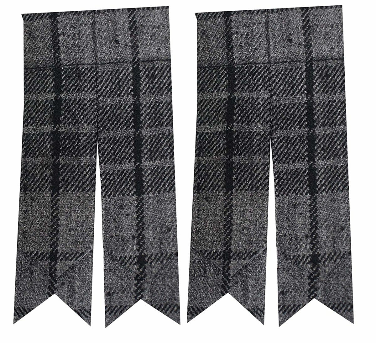 Scottish Men’s  Kilt Sock Flashes Various Tartans Highland Kilt Hose Flashes Pointed