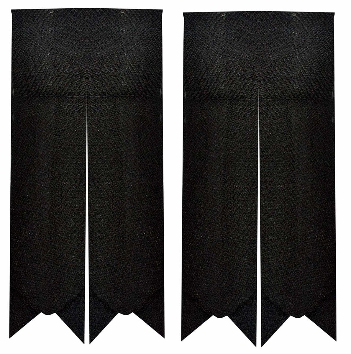 Scottish Men’s  Kilt Sock Flashes Various Tartans Highland Kilt Hose Flashes Pointed