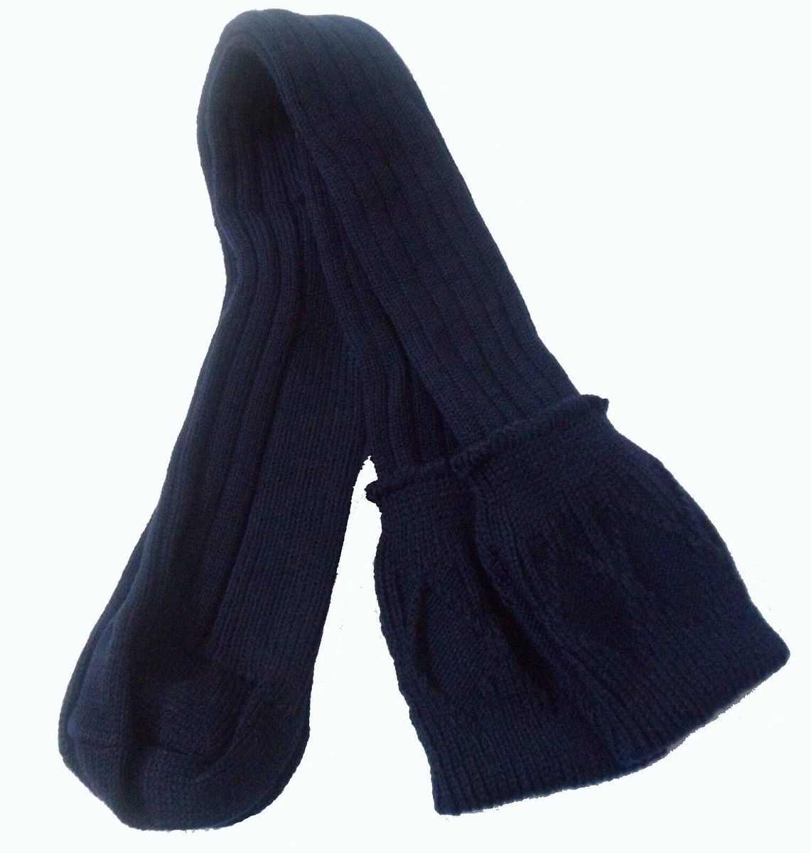 Men’s Scottish Kilt Hose Socks – Wool Blend Traditional Highland Knee High Socks