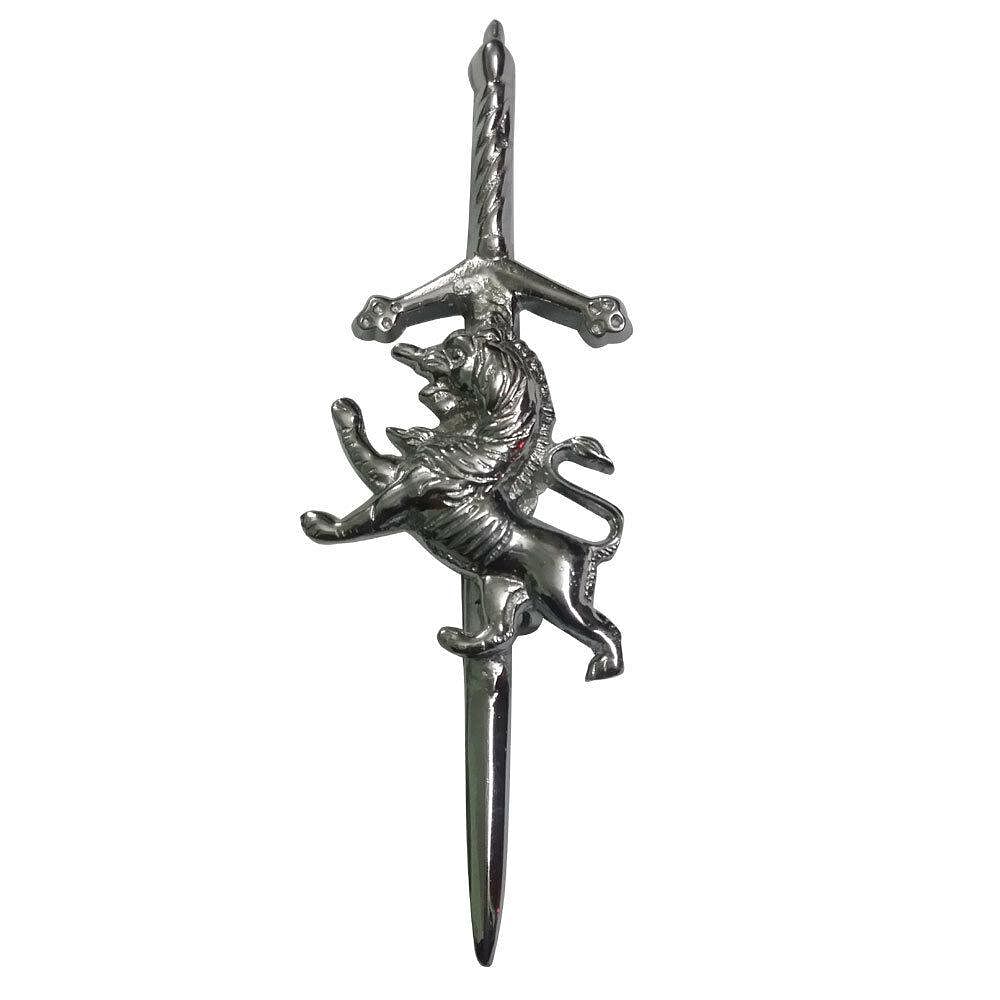 Scottish Thistle Kilt Pins Various Design Chrome Finish 4" Kilts Pin Celtic Knot