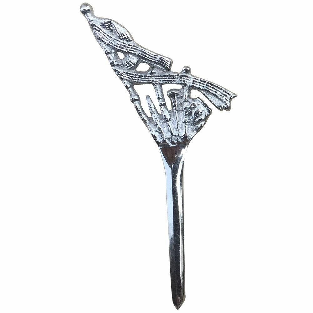 Scottish Thistle Kilt Pins Various Design Chrome Finish 4" Kilts Pin Celtic Knot