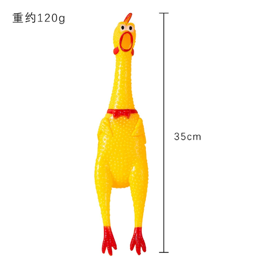 Interesting Toy Stress-Relieved Screaming Hen Shrilling Chicken Relief Squeezed Gift