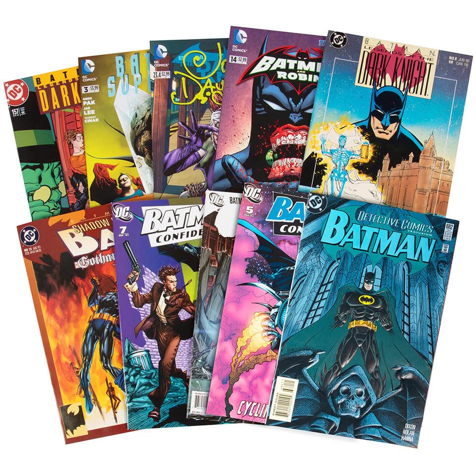 SCS Direct DC Batman Ultimate Comic Book Value Pack — 10 Batman-Only Issues (No Dupes)