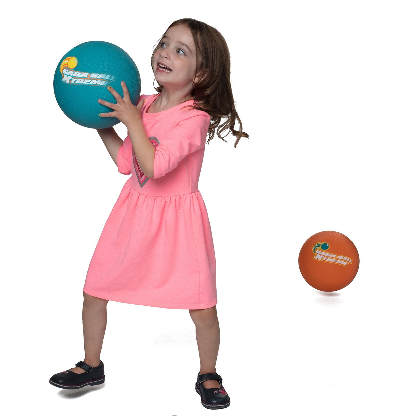 SCS Direct Gaga Ball 8.5-Inch Playground Balls (3 Pack) with Pump – Durable Rubber for Outdoor Play