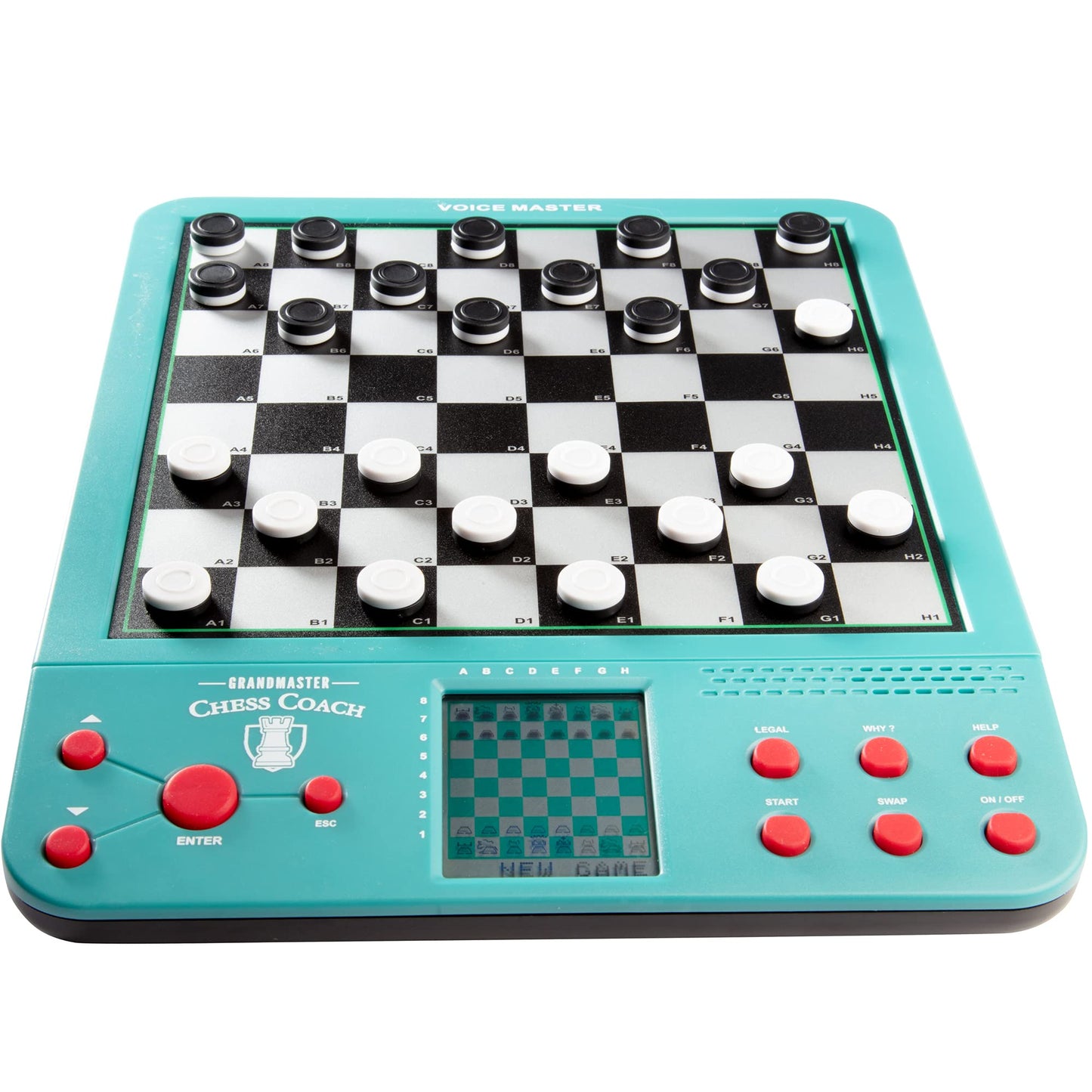 SCS Direct Grandmaster Electronic Chess Coach – 8 Games, 100 Preset Lessons, 12 Modes, 30 Skill Levels