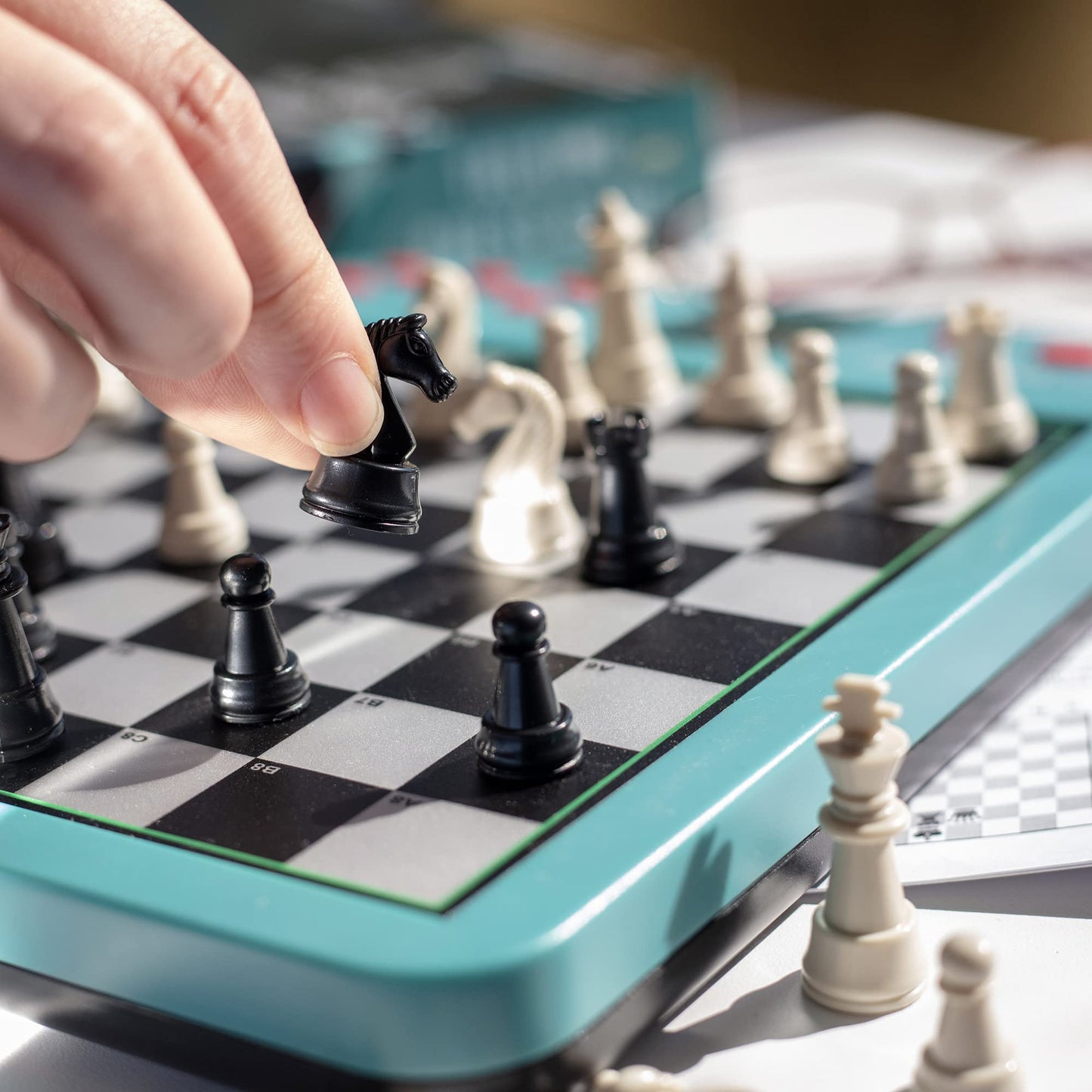 SCS Direct Grandmaster Electronic Chess Coach – 8 Games, 100 Preset Lessons, 12 Modes, 30 Skill Levels
