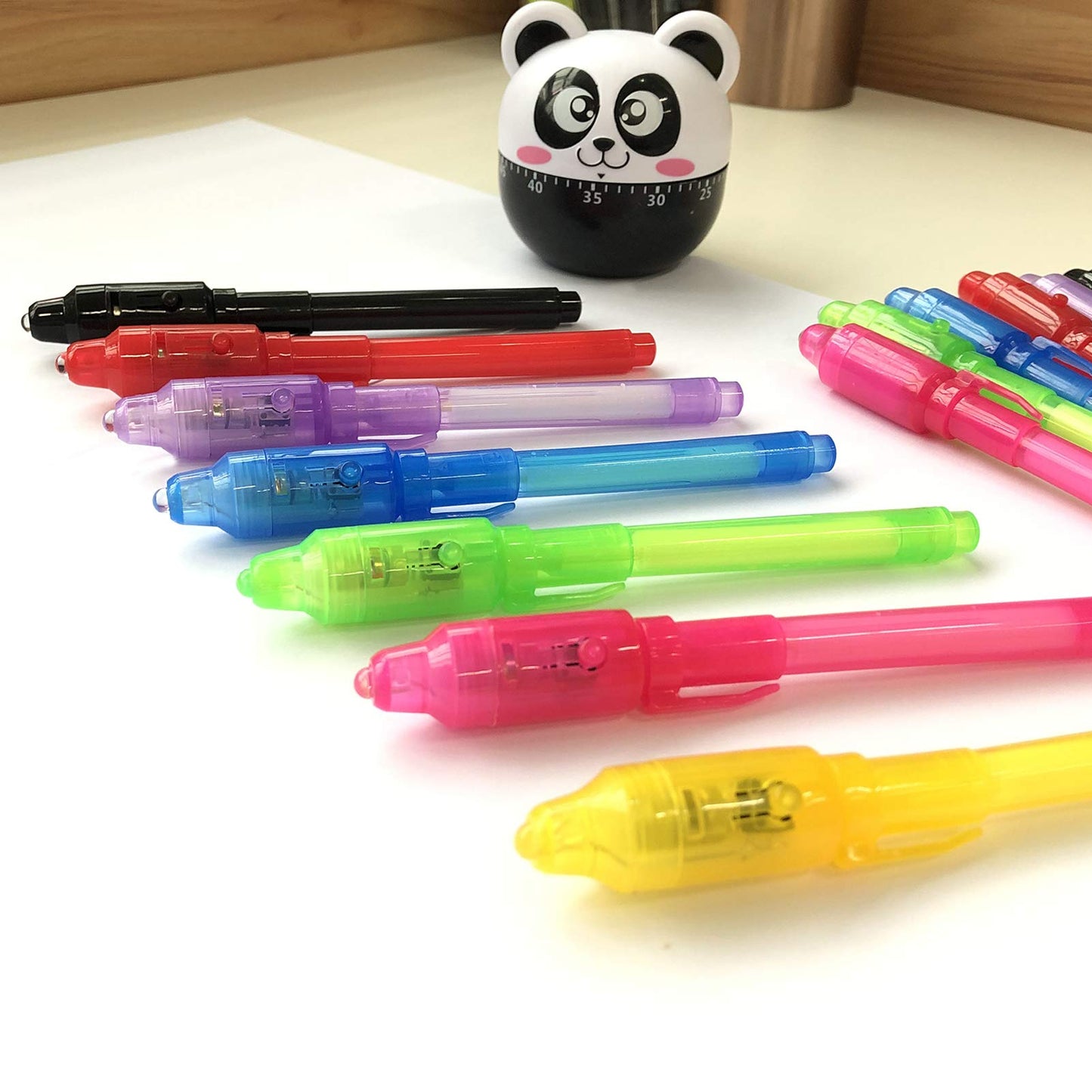 SCStyle Invisible Ink Pen 10-Piece Set | Secret Message Spy Pen for Parties and Gifts