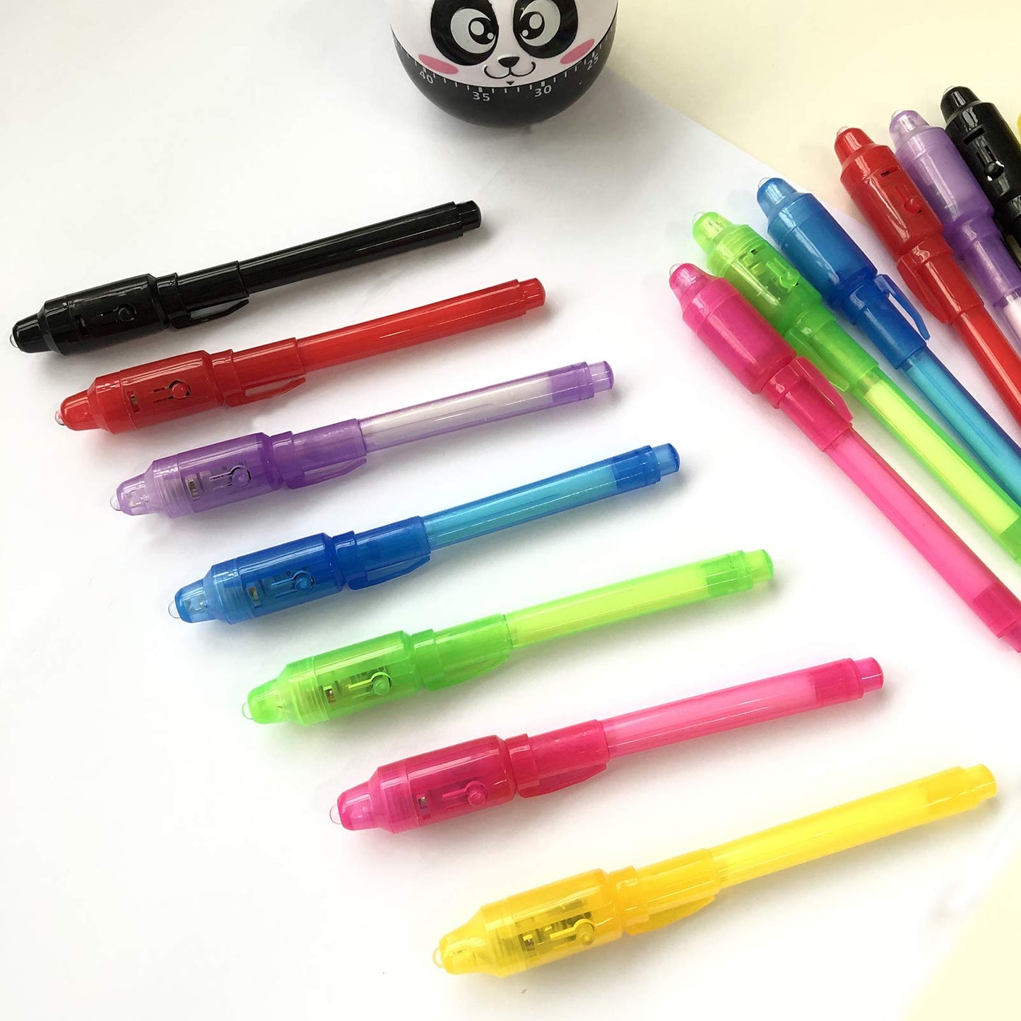 SCStyle Invisible Ink Pen 10-Piece Set | Secret Message Spy Pen for Parties and Gifts