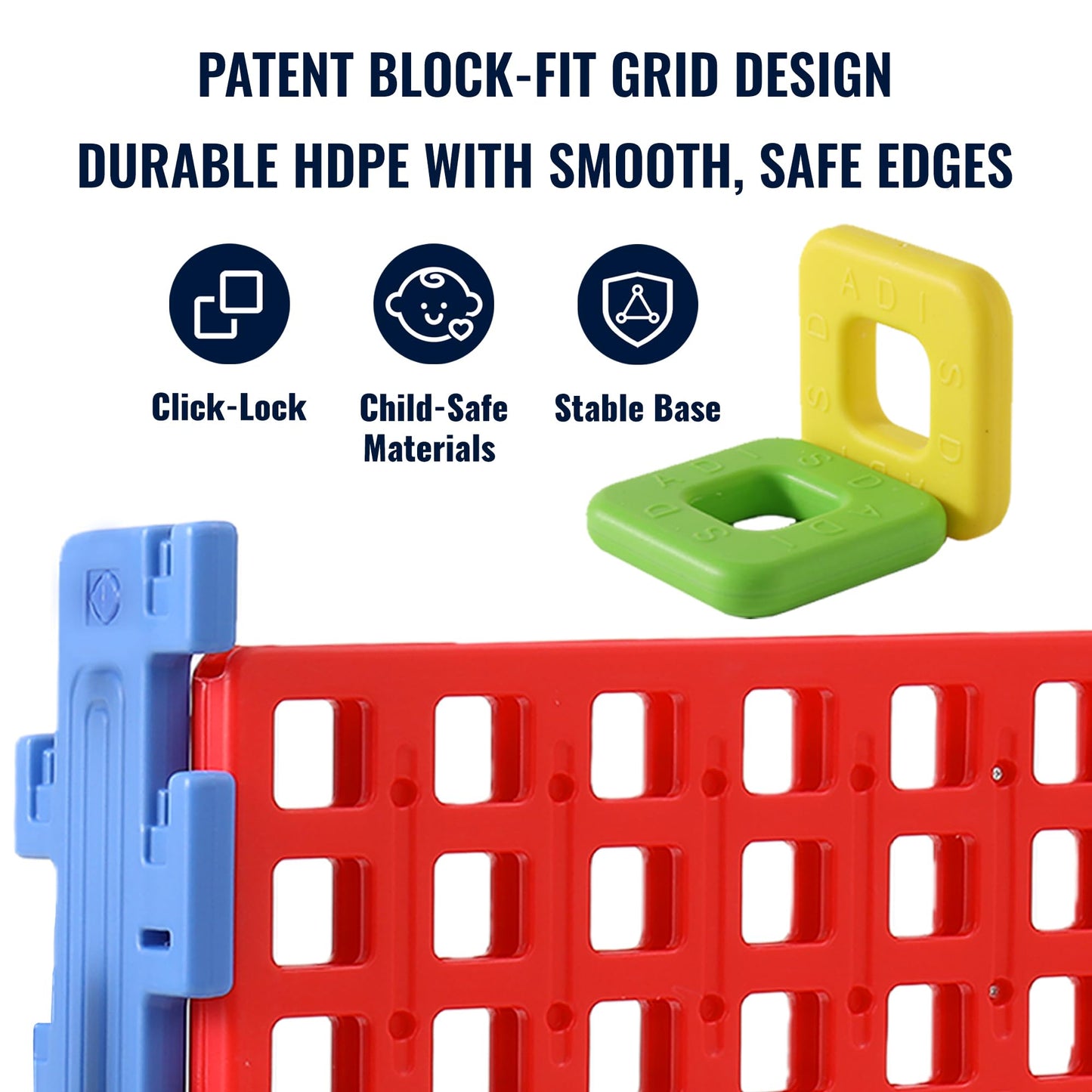 SDADI Screwless Giant 4-in-a-Row Game Set – Adjustable, Portable Yard Play