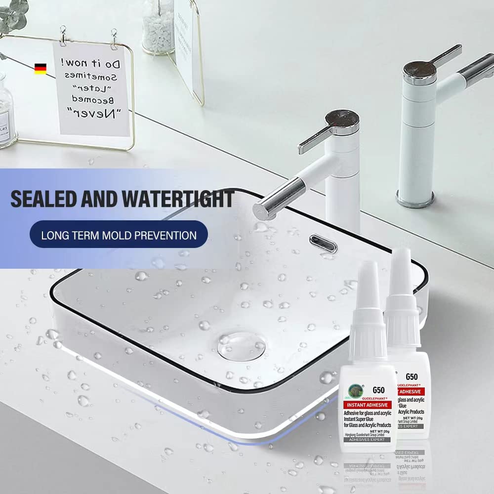 Sdintar Glass Glue – Instant Bond for Glass and More (Clear, Waterproof, Heat-Resistant)