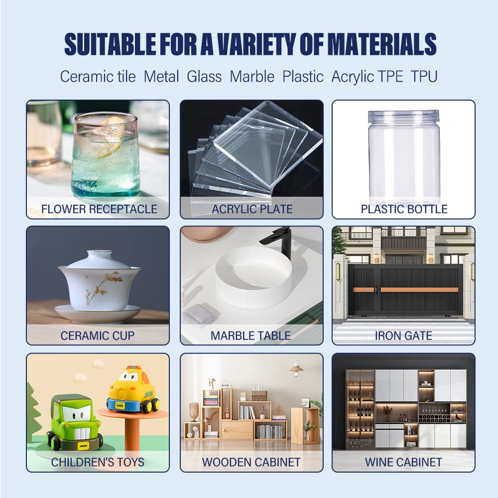 Sdintar Glass Glue – Instant Bond for Glass and More (Clear, Waterproof, Heat-Resistant)