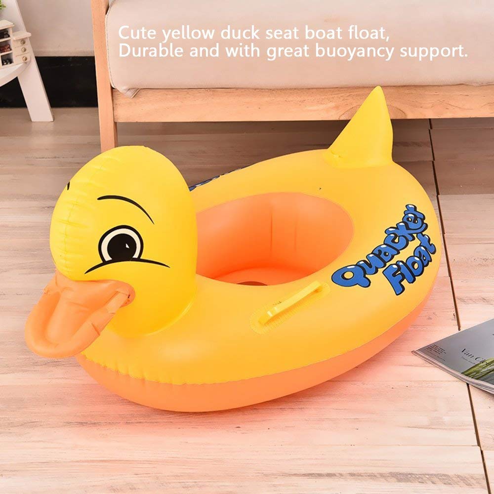 Sealive Inflatable Duck Pool Float for Kids – Safe Toddler Seat & Beach Toy