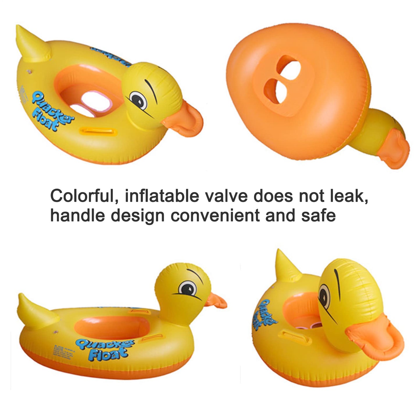 Sealive Inflatable Duck Pool Float for Kids – Safe Toddler Seat & Beach Toy