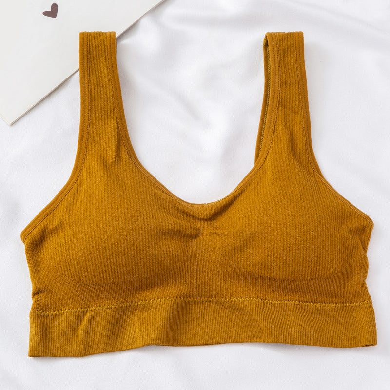 Seamless Push-up Bra, Comfortable Bra, Breathable and Skin-friendly Elastic Bra