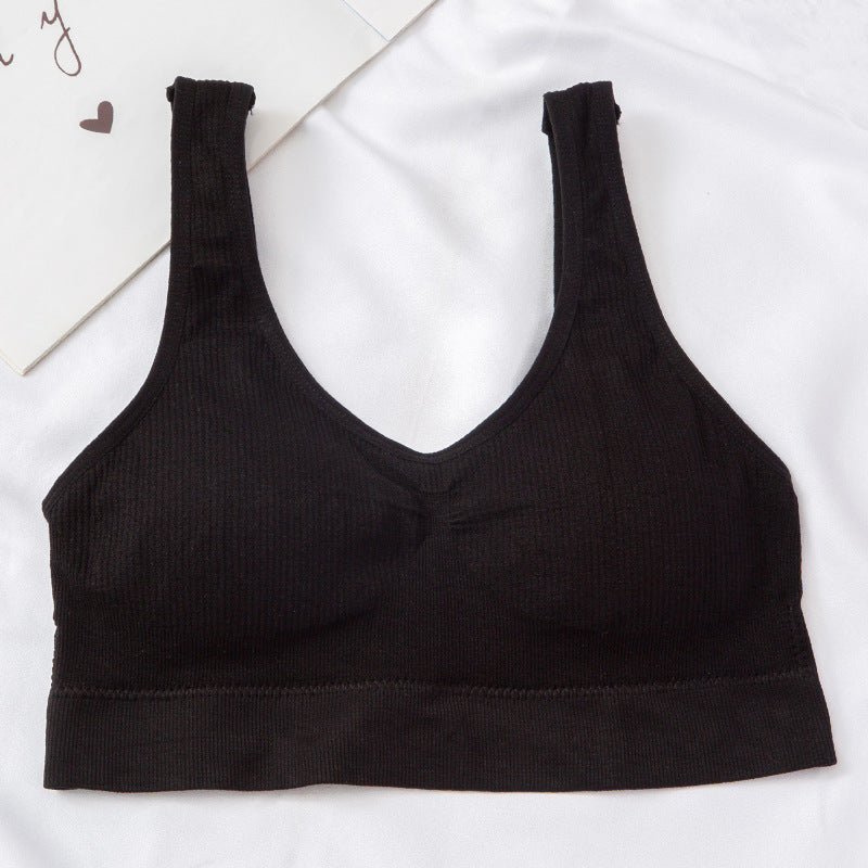 Seamless Push-up Bra, Comfortable Bra, Breathable and Skin-friendly Elastic Bra
