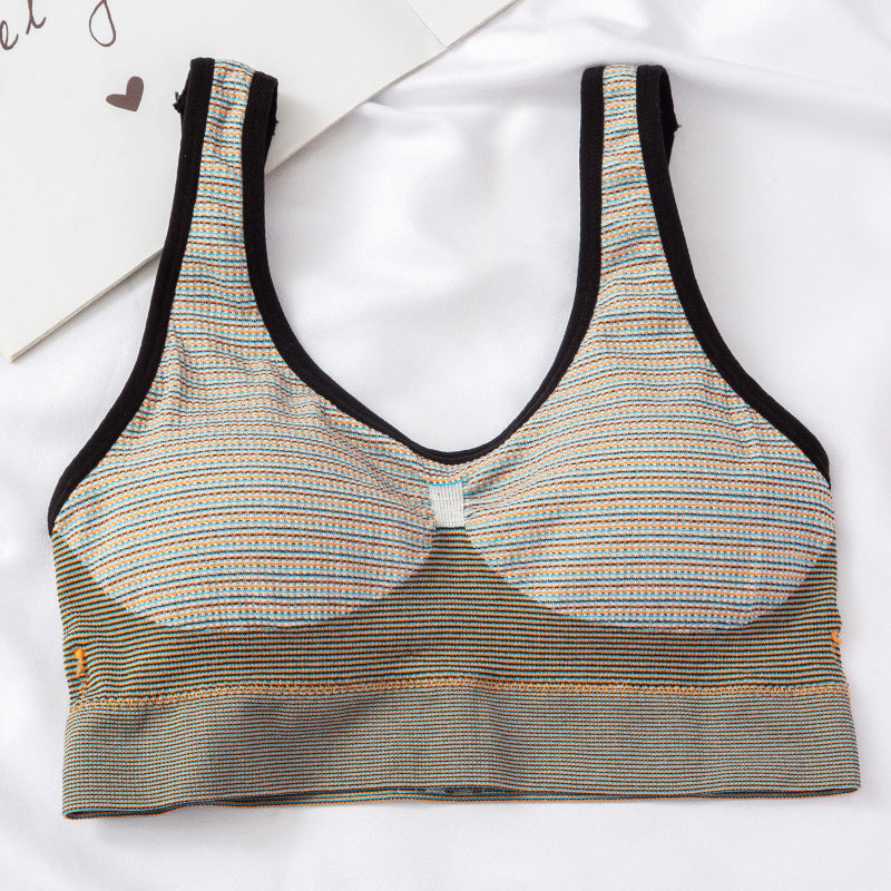 Seamless Push-up Bra, Comfortable Bra, Breathable and Skin-friendly Elastic Bra