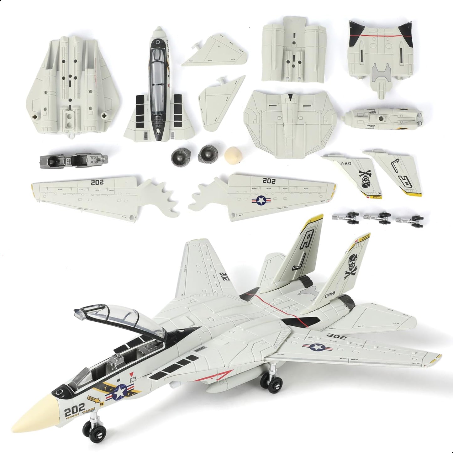 SEBUNAS F-14 Tomcat 3D Model Kit – Beginner-Friendly Aircraft Puzzle & Collectible Display