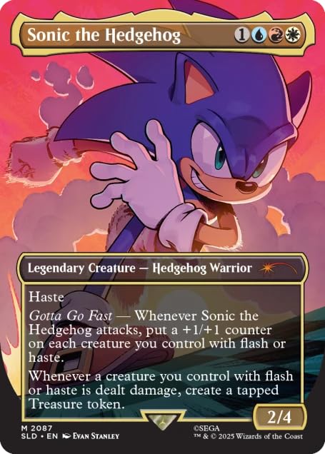 Secret Lair x Sonic the Hedgehog: Friends & Foes (Rainbow Foil) – MTG Limited Drop | Magic: The Gathering