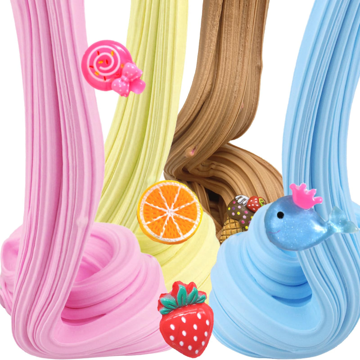 Sedytoju Butter Slime Kit 35 Pack – Non-Sticky, Scented Slime Party Favors