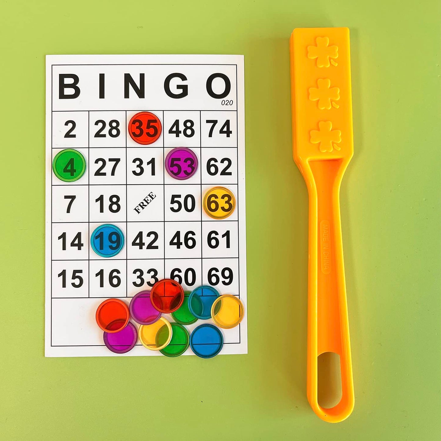 SEETOOOGAMES 300-Piece Magnetic Bingo Chips – Mixed Colors for Math Practice