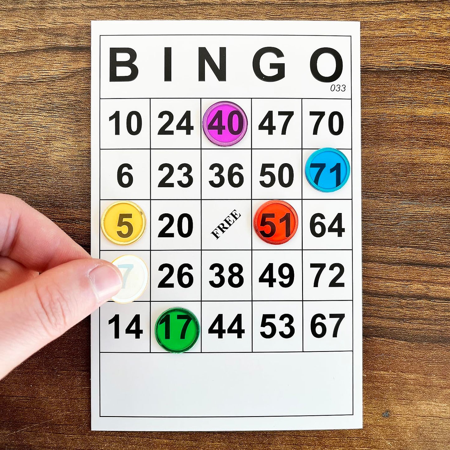 SEETOOOGAMES 300-Piece Magnetic Bingo Chips – Mixed Colors for Math Practice