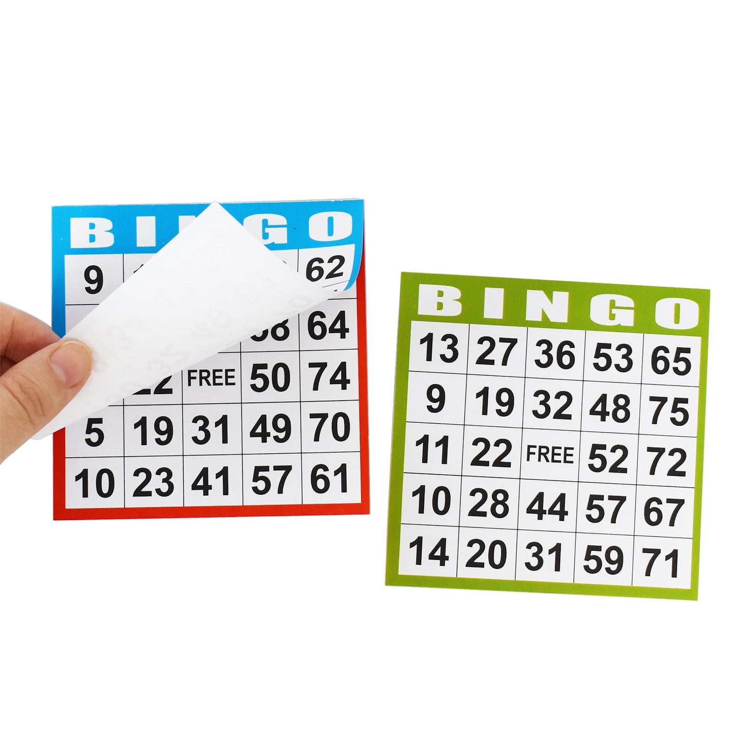 SEETOOOGAMES Bingo Cards Set – 1000 Cards in 200 Books (5 Colors per Book)