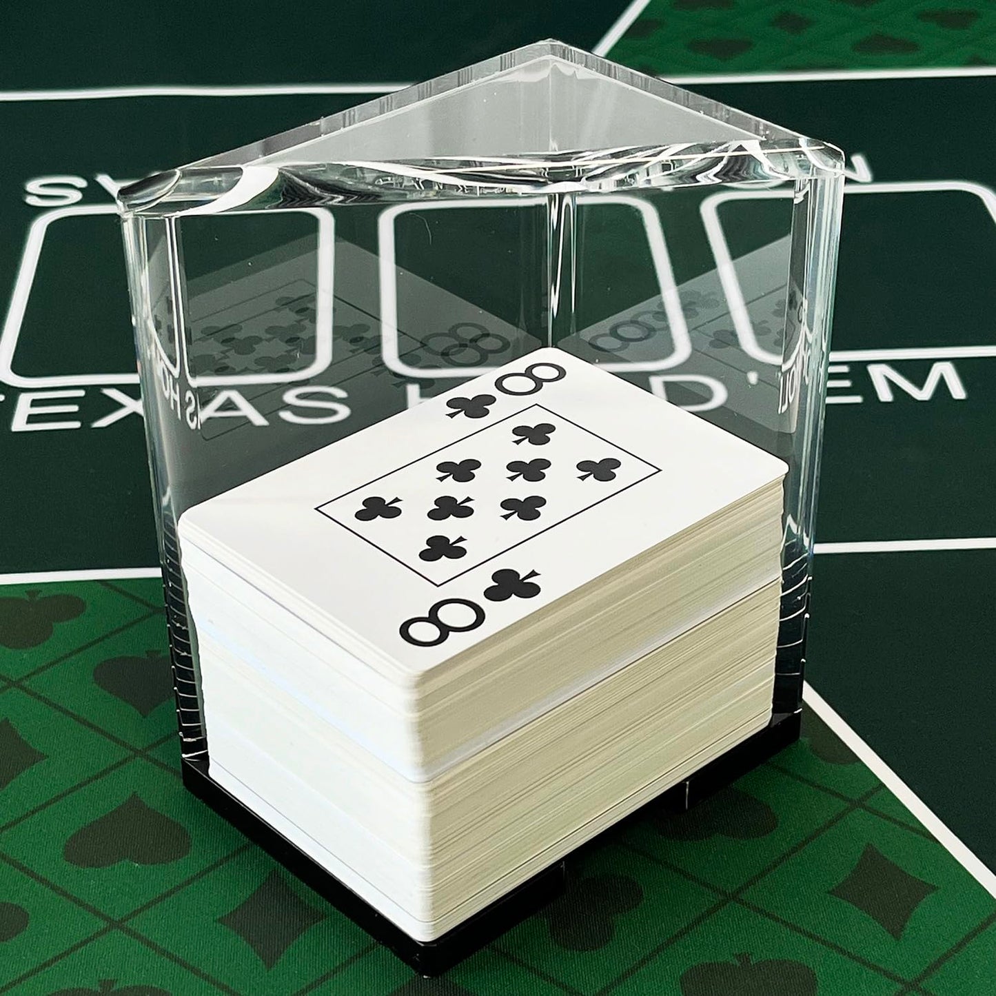 SEETOOOGAMES Blackjack Discard Tray - 6-Deck Clear Acrylic Card Holder
