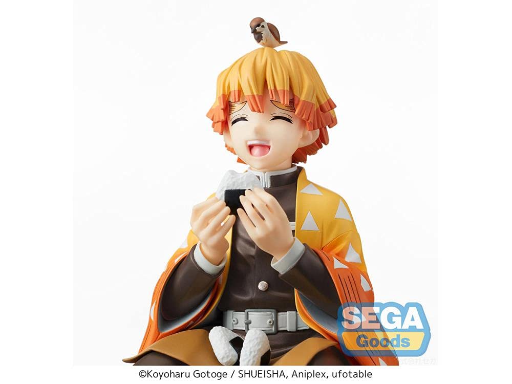 SEGA Demon Slayer Zenitsu Agatsuma PM Perching Figure – Official Licensed Collectible