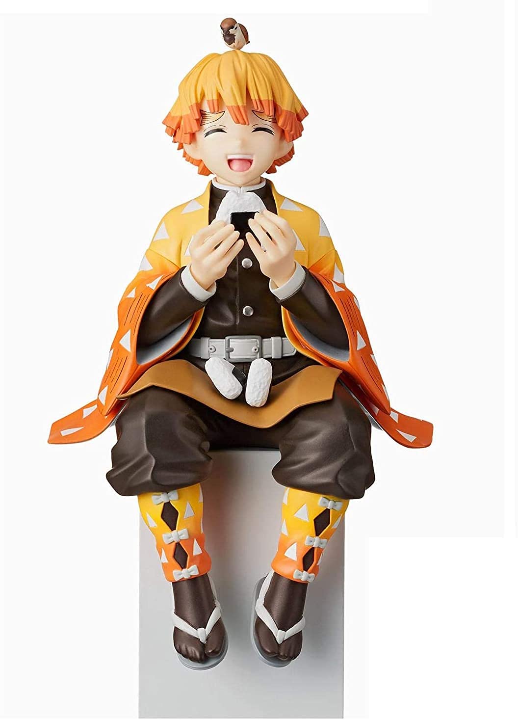 SEGA Demon Slayer Zenitsu Agatsuma PM Perching Figure – Official Licensed Collectible