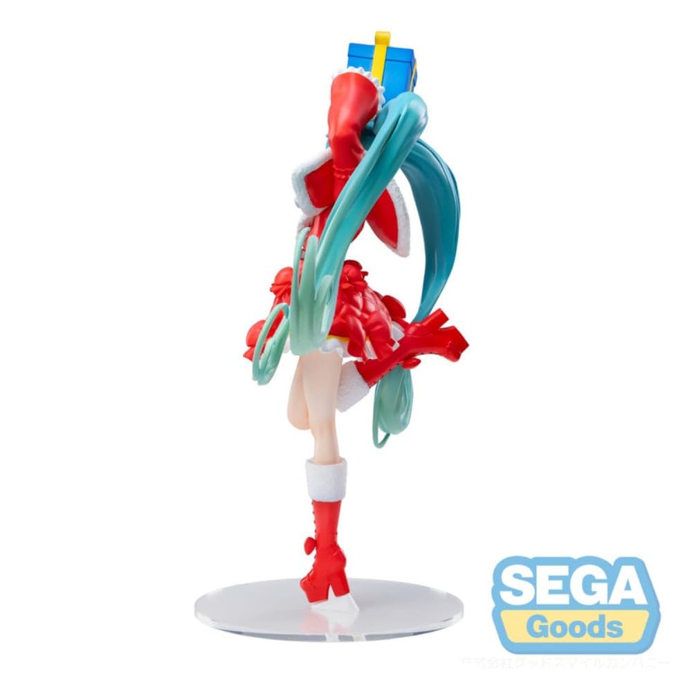 SEGA Hatsune Miku Christmas 2024 Ver. Luminasta Figure – 19 cm