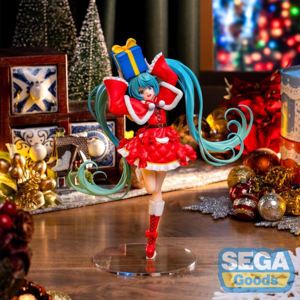 SEGA Hatsune Miku Christmas 2024 Ver. Luminasta Figure – 19 cm