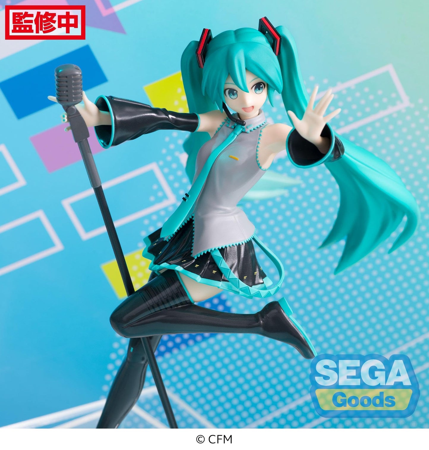 SEGA-Luminasta Hatsune Miku Mega39's 15th Ver. Figure – Official Licensed Collectible by SEGA