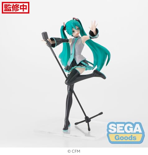 SEGA-Luminasta Hatsune Miku Mega39's 15th Ver. Figure – Official Licensed Collectible by SEGA