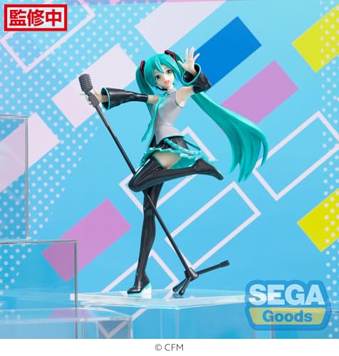 SEGA-Luminasta Hatsune Miku Mega39's 15th Ver. Figure – Official Licensed Collectible by SEGA