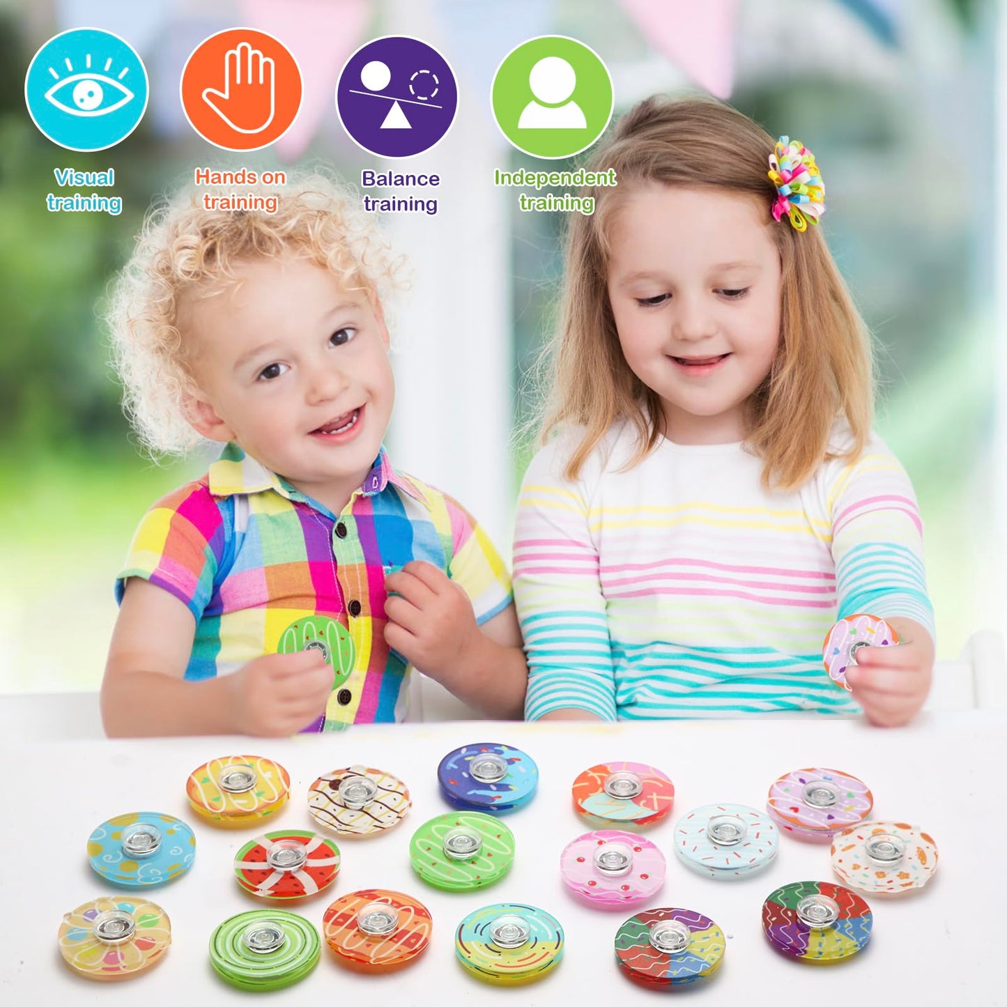 Seilaiap 20PCS Fidget Spinners Bulk – Mini Spinner Toys for Parties, Classrooms & Gifts