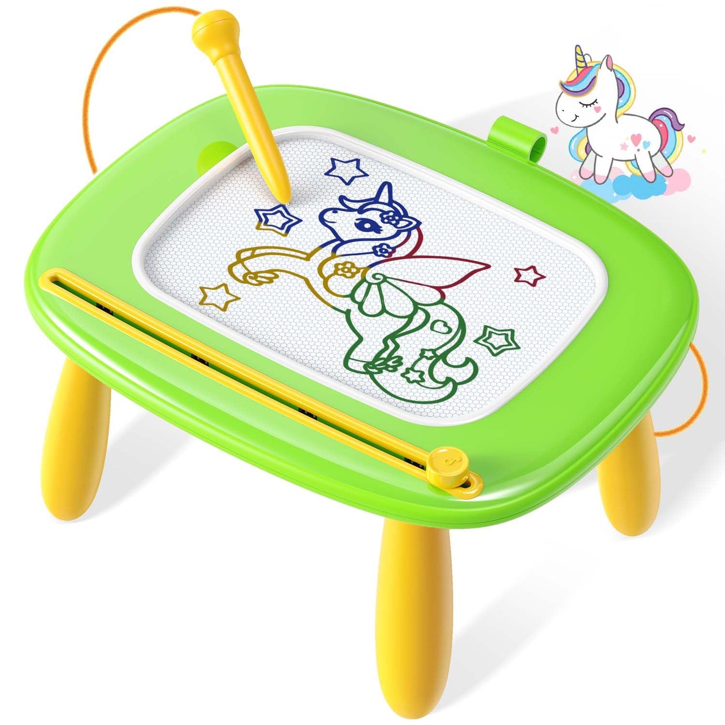 Seimome Magnetic Drawing Board for Toddlers 1-3 – Green