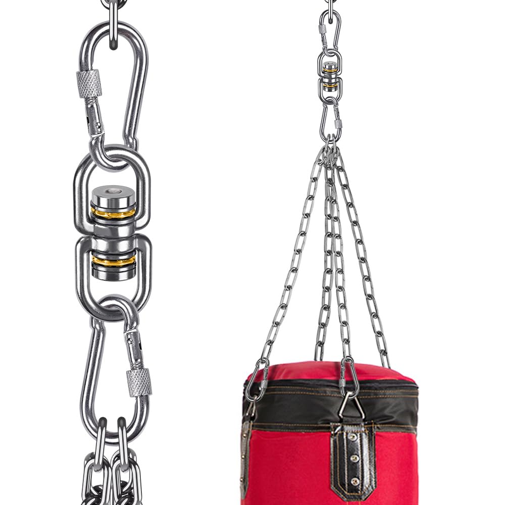 SELEWARE Bearing Swing Swivel – 360° Rotation, Up to 1200 lb, 2 Pack