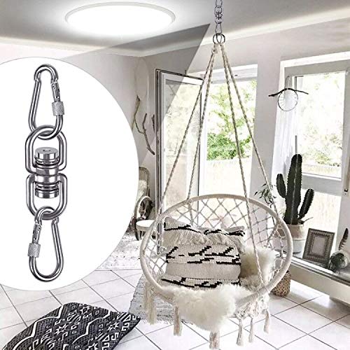 SELEWARE Heavy Duty Bearing Swing Swivel – 360° Rotation, 1,200 lb Capacity, 2 Quick-Connect Buckles