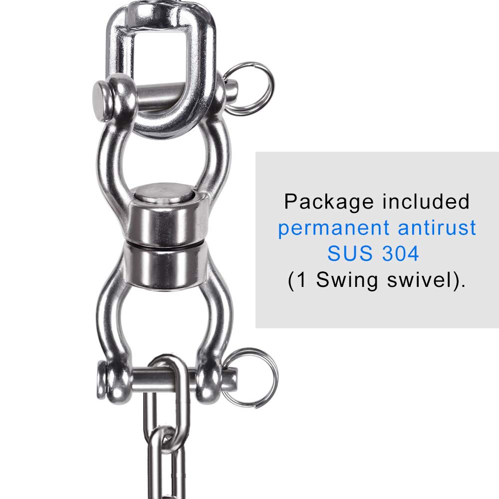 SELEWARE Silent Bearing Swing Swivel – 360° Rotation, 1,200 lb Capacity
