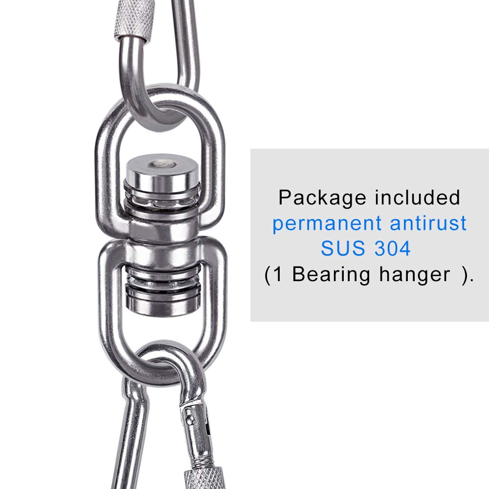 SELEWARE Bearing Swing Swivel – 360° Rotation Hanging Accessory, Supports Up to 1200 lbs