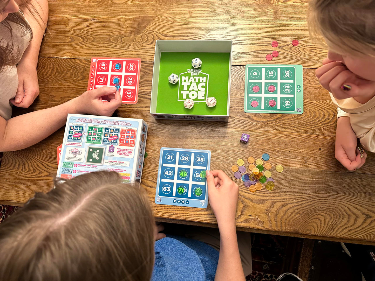 Semper Smart Games PlaySmart Dice Math-Tac-Toe — Multi-Level Mental Math for 8+