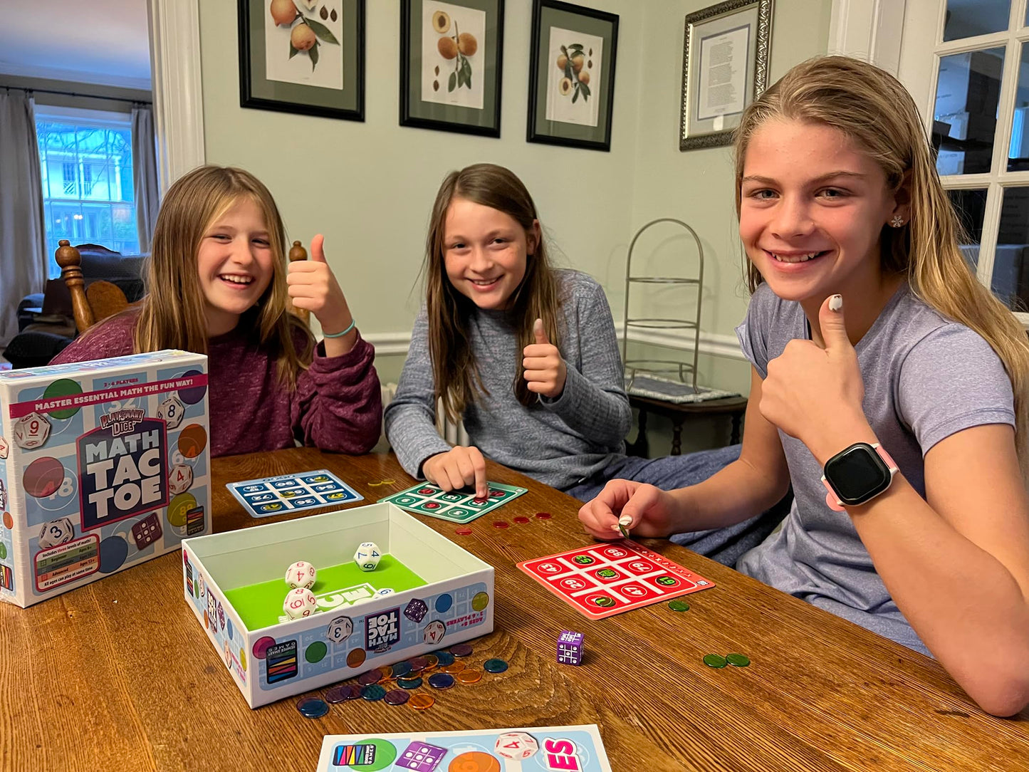 Semper Smart Games PlaySmart Dice Math-Tac-Toe — Multi-Level Mental Math for 8+