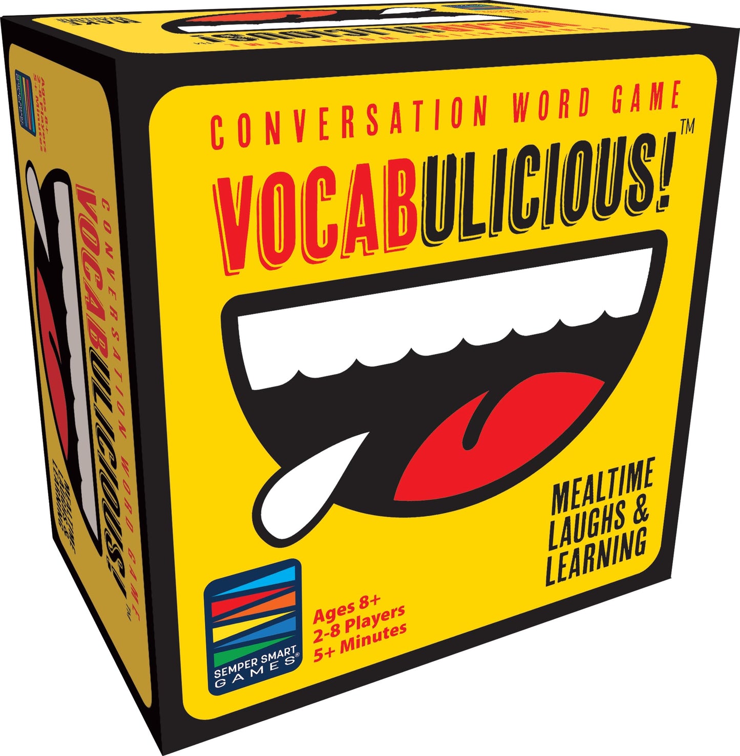 Semper Smart Games VOCABULICIOUS! The Vocabulary, Word & Conversation Game for Mealtime