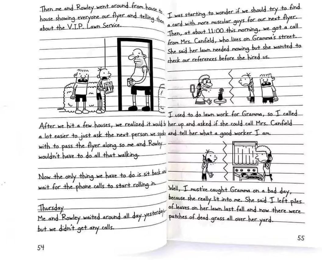 semyuin Diary of a Wimpy Kid 1-24 Complete Box Set – Paperback Collection