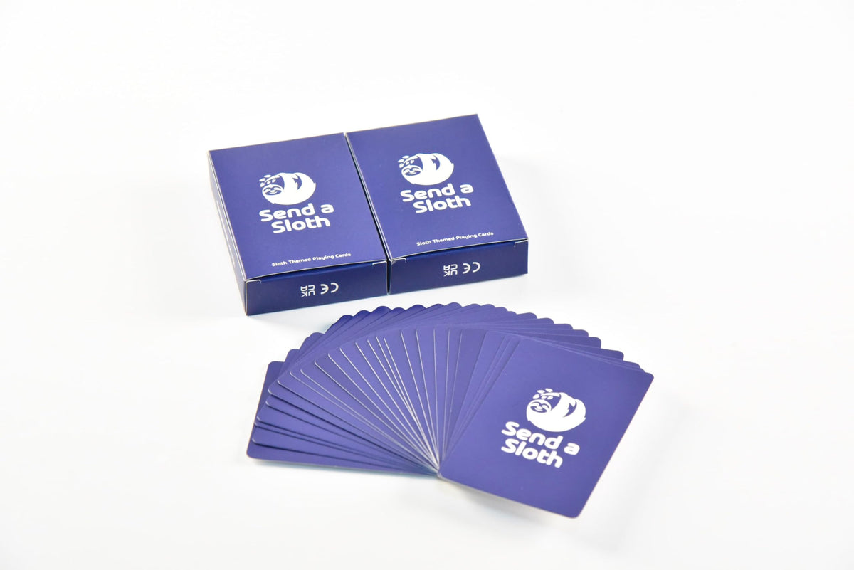 SEND A SLOTH Sloth Playing Cards – Delightful Sloth-Themed Deck for All Ages, Eco-Friendly & Collectible