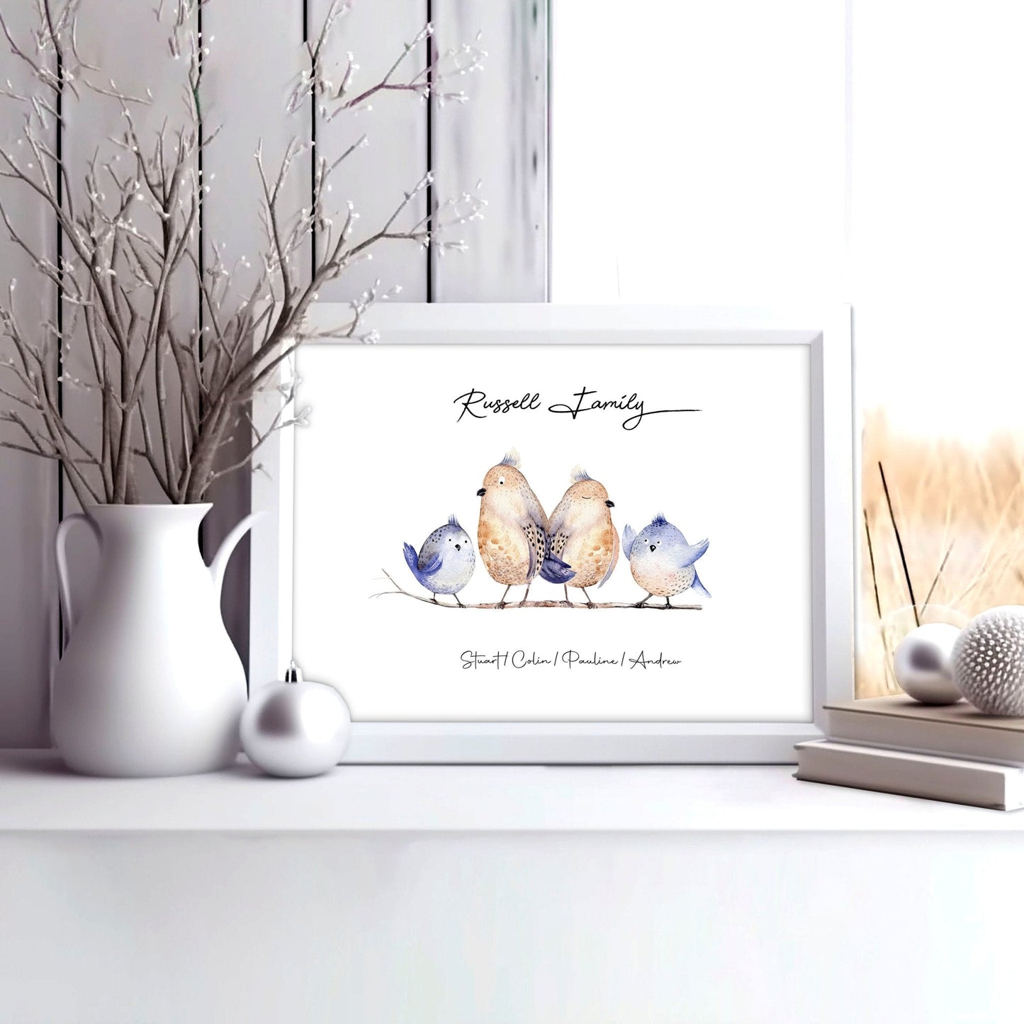 Sentimental gift for grandma wall art print