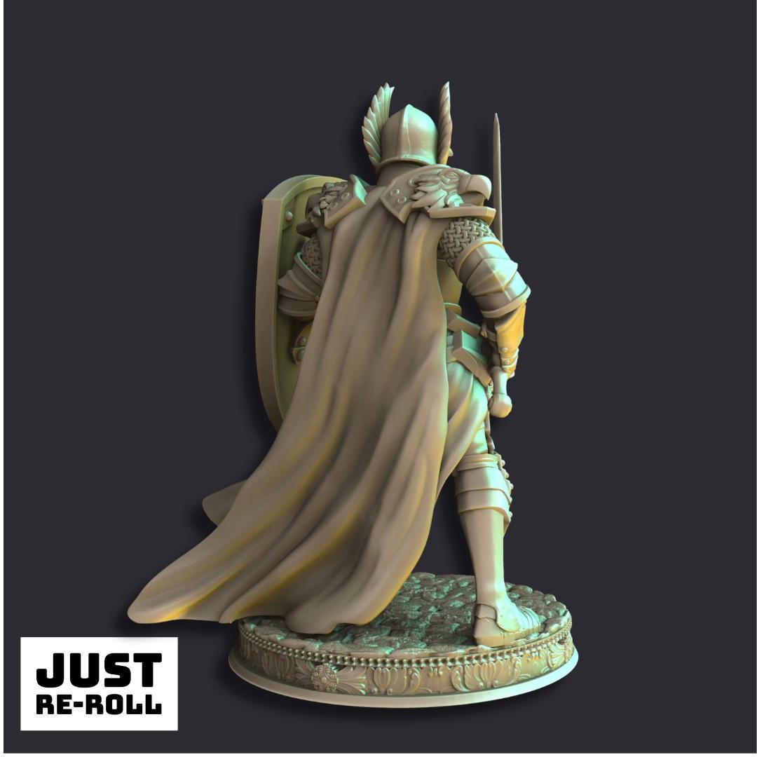 Sergeant Silus - 3D Printed Paladin Character Miniature